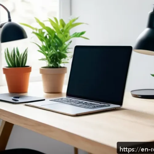 Home 17 중고 가전제품 판매처 - A bright and modern home office setting featuring a young adult carefully photographing a sleek smar...